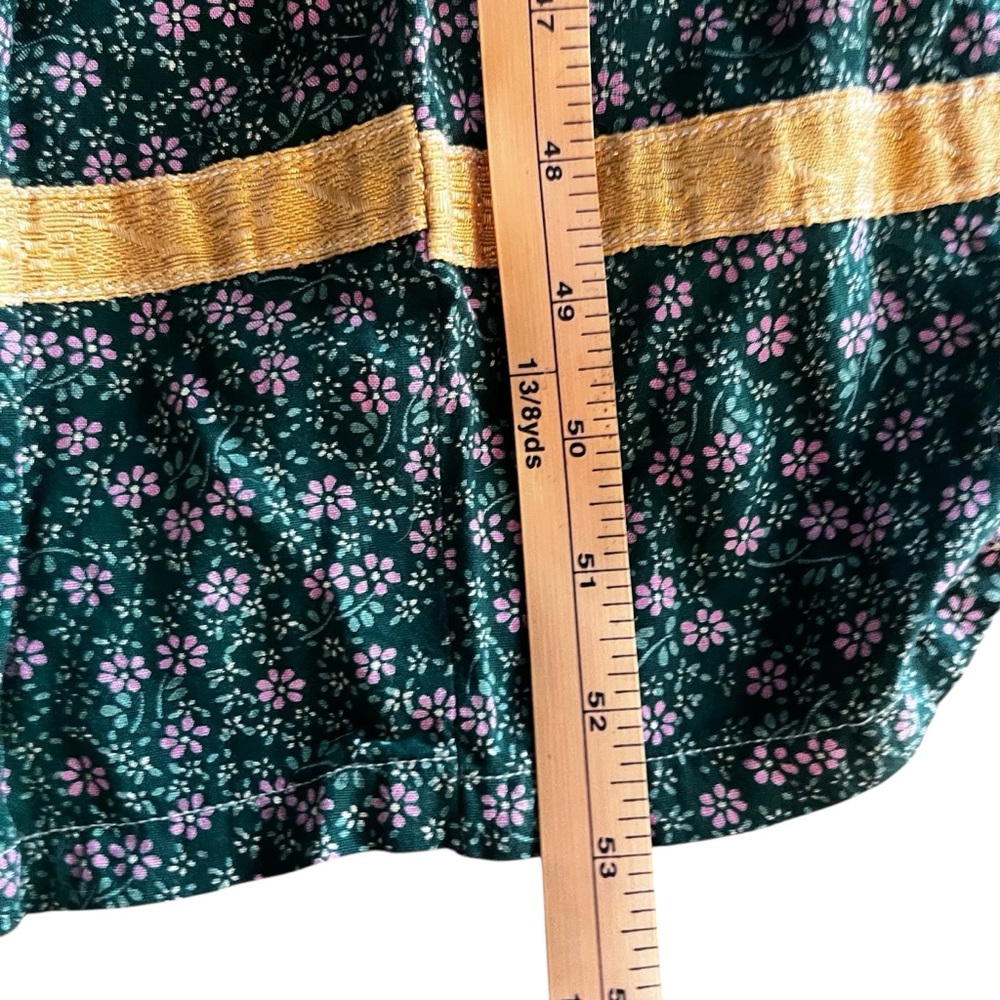 Vintage 1970s Embroidered Mirrored Kuchi Afghan Maxi Dress S/M Exquisite - Picture 4 of 9